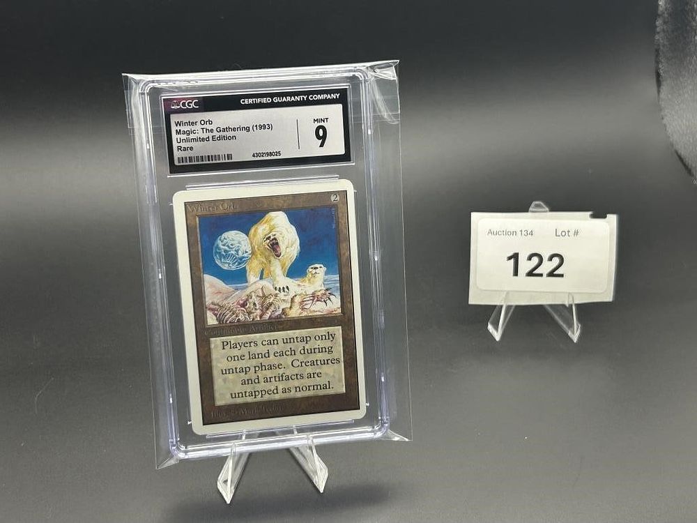 MTG Winter Orb. Unlimited 
Graded CGC 9