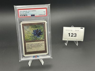 MTG Black Lotus. Unlimited Graded PSA 5