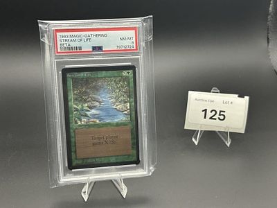 MTG Stream of Life. Beta Graded PSA 8