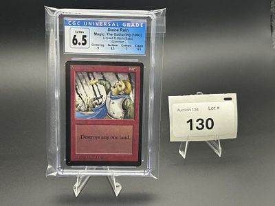 MTG Stone Rain. Beta Graded CGC 6.5