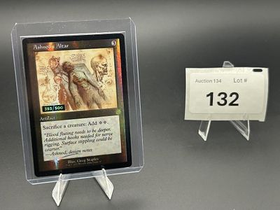 MTG Ashnod's Altar (Schematic) (Serial Numbered). The Brothers' War: Retro Frame Artifacts (BRR) 