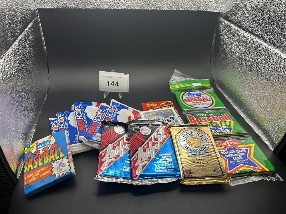 Mixed Sport Wax Pack Lot