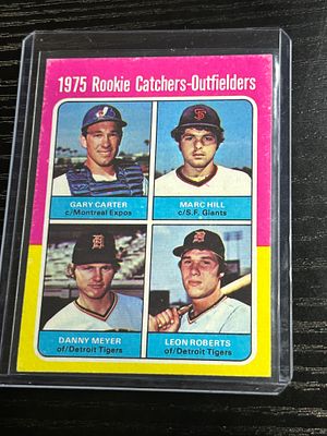 1975 Topps Rookie Catchers-Outfielders Gary Carter Rookie Card Number 620. 1975 Topps baseball 
