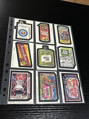1980 Topps Wacky Packages Cards Lot of 9. Lot of (9) 1985 Topps Wacky Packages cards along with 