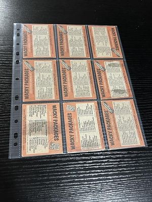Topps Wacky Packages Cards Lot of 9. Lot of (9) Topps Wacky Packages Check Lists.Please review 