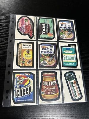 1979 Topps Wacky Packages Cards Lot of 9. Lot of (9) 1979 Topps Wacky Packages cards including 