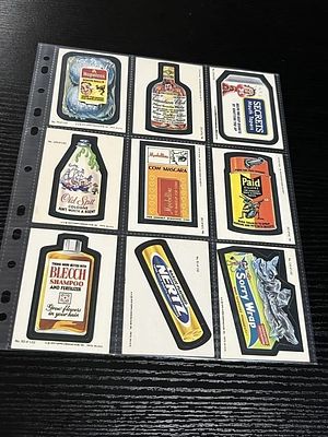1979 Topps Wacky Packages Cards Lot of 9. Lot of (9) 1979 Topps Wacky Packages cards including 