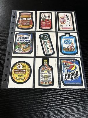 1979 Topps Wacky Packages Cards Lot of 9. Lot of (9) 1979 Topps Wacky Packages cards including 