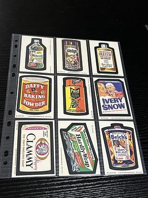 1979 Topps Wacky Packages Cards Lot of 9. Lot of (9) 1979 Topps Wacky Packages cards including 
