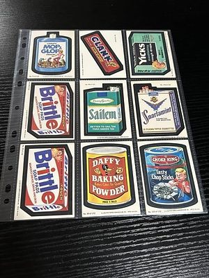 1979 Topps Wacky Packages Cards Lot of 9. Lot of (9) 1979 Topps Wacky Packages cards including 