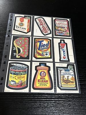 1979 Topps Wacky Packages Cards Lot of 9. Lot of (9) 1979 Topps Wacky Packages cards including 