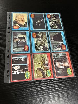 1977 Topps Star Wars Trading Cards Lot of 9. Lot of (9) 1977 Topps Star Wars cards including Ben 