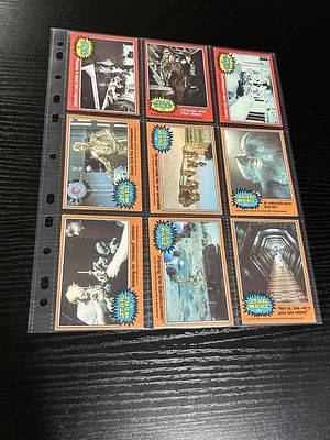 1977 Topps Star Wars Trading Cards Lot of 9. Lot of (9) 1977 Topps Star Wars cards including 