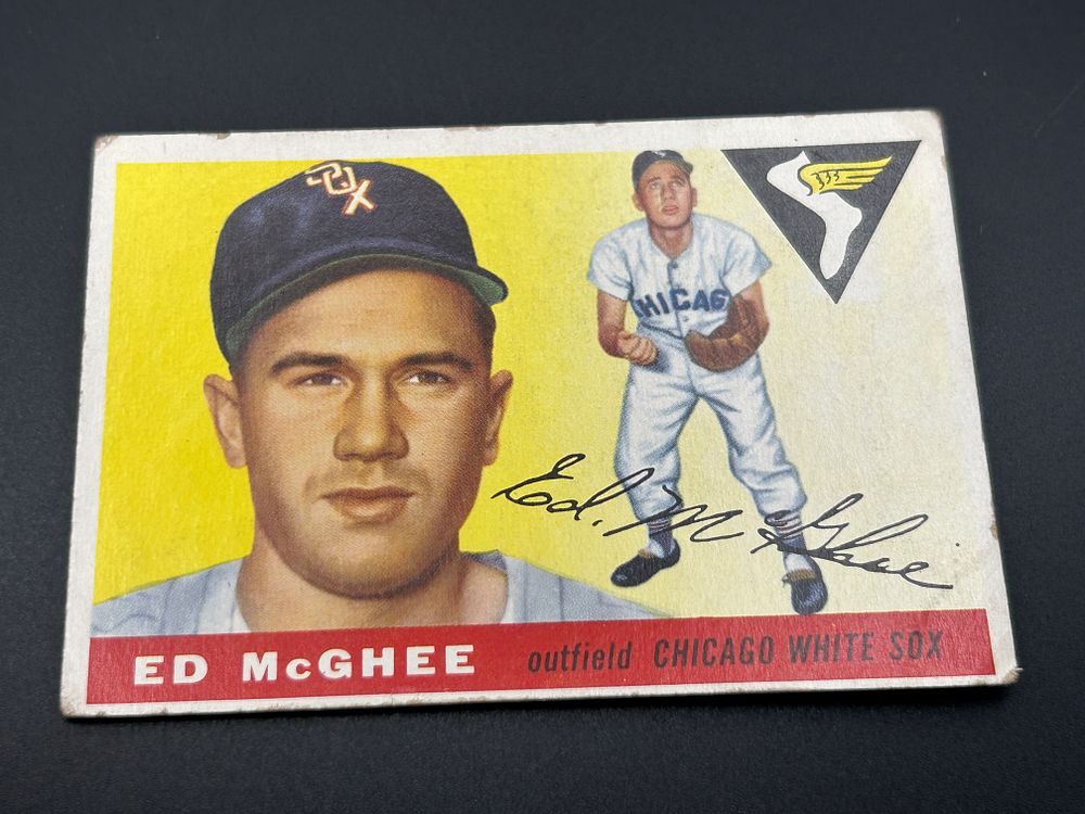 Lot 209: 1955 Topps Ed McGhee #32 Chicago White Sox Baseball Card