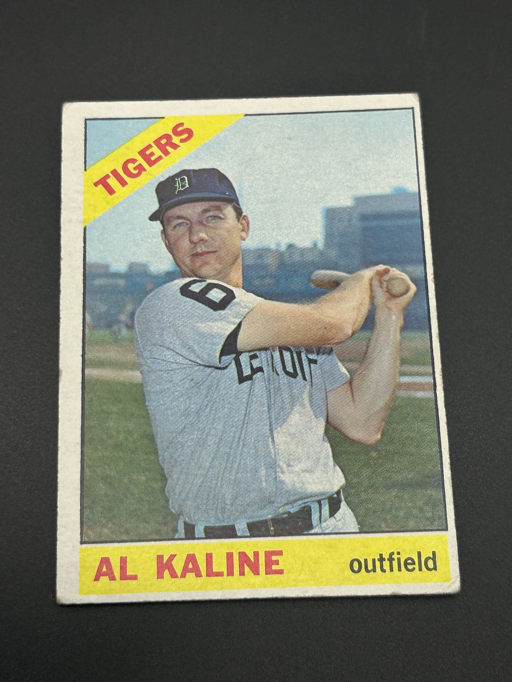 Lot 211: 1966 Topps Al Kaline Detroit Tigers Baseball Card Number 410