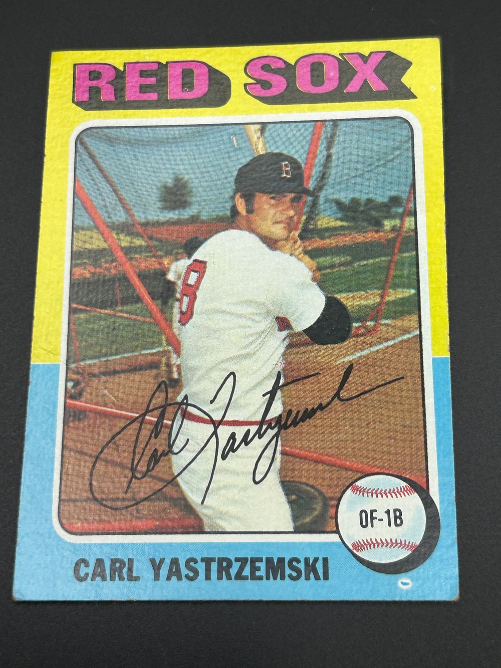 Lot 213: 1975 Topps Carl Yastrzemski Boston Red Sox Baseball Card Number 280