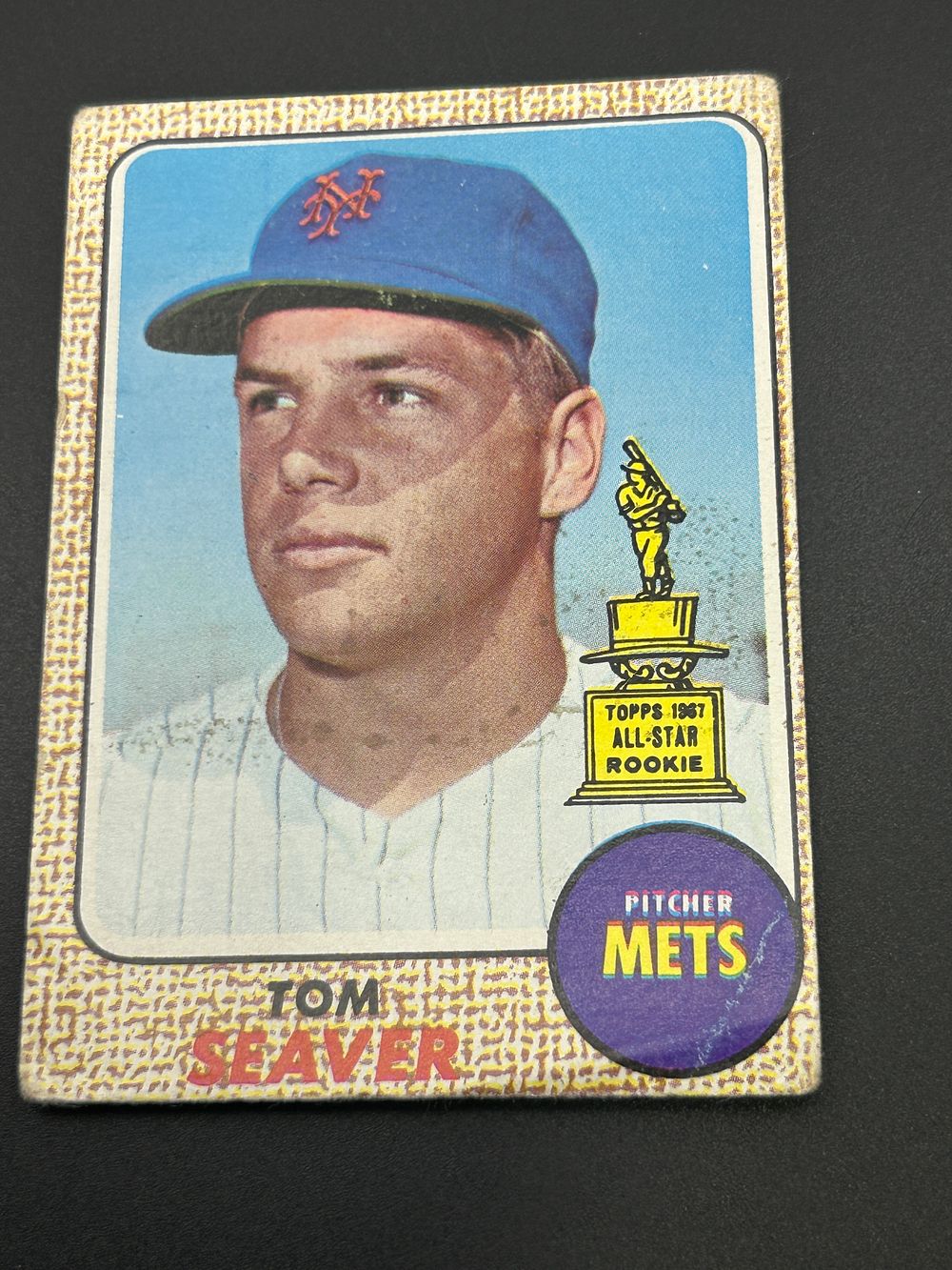 Lot 217: 1968 Topps #45 Tom Seaver All-Star Rookie Baseball Card