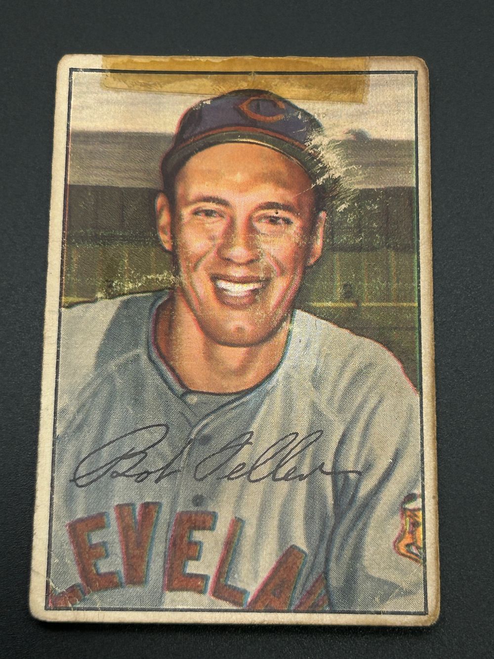 Lot 245: 1952 Bowman Bob Feller #43 Cleveland Indians Baseball Card