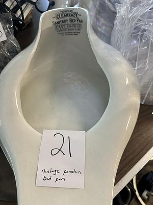Antique Porcelain Bedpan