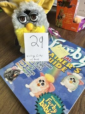 Vintage Furby Banana Peel w Trainers Guide