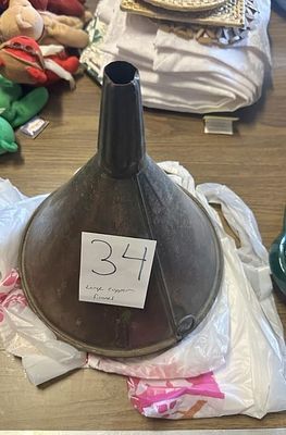 Antique Dover Co. Copper Funnel