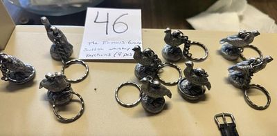 "The Famous Grouse" Scotch Whiskey Keychains