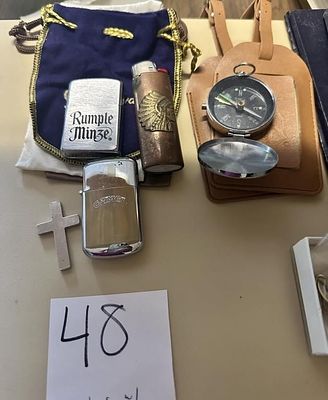 Lighters and Pocketwatch Style Compass