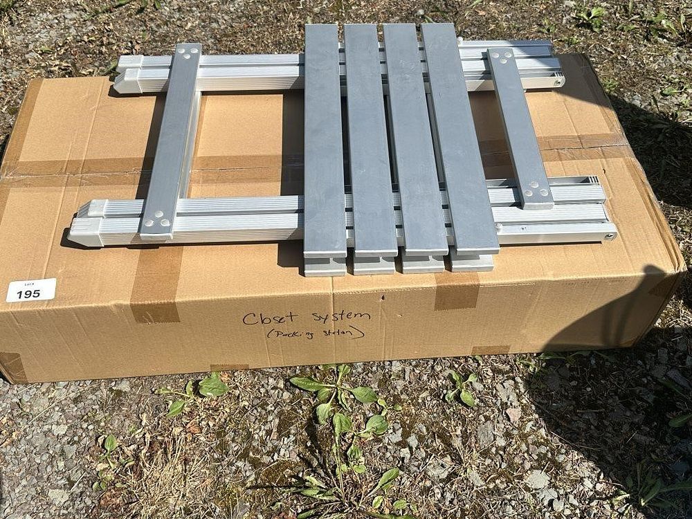 Lot 195: Tube Closet Organizing System