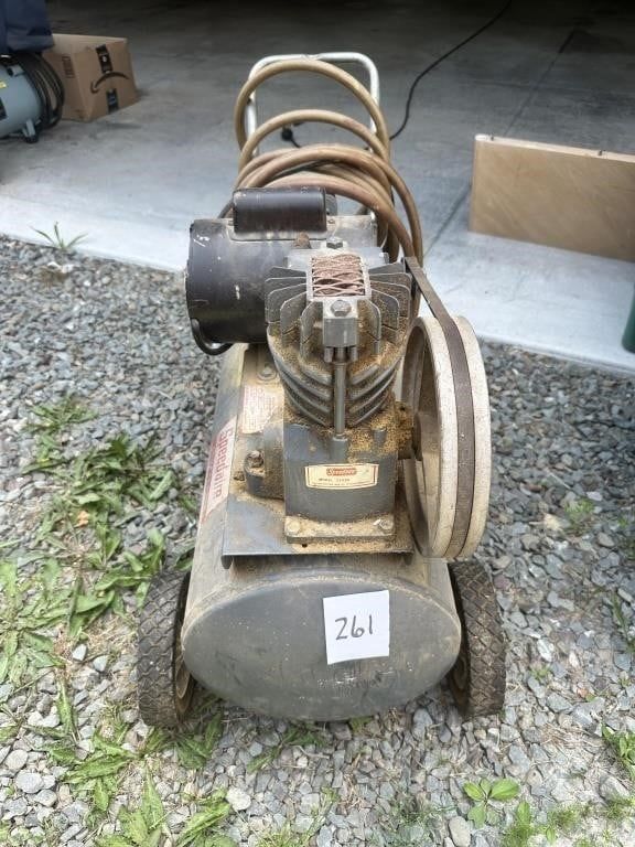 Lot 261: Speedaire Industrial Duty Air Compressor