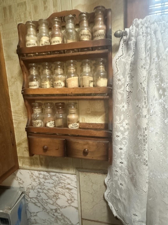 Pickers Rights Lower Cabinets, Counter and Spice Rack