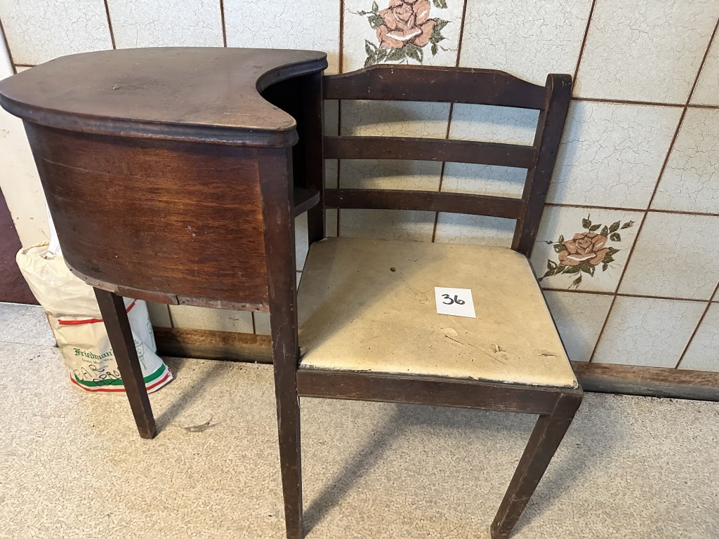 Wood Telephone Table