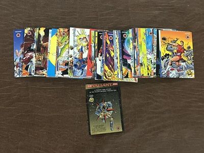 1993 Valiant Era Trading Card Collection. Assorted cards from The Valiant Era trading card set 