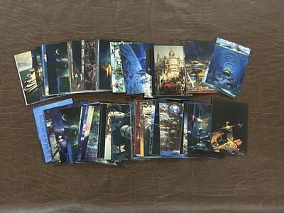 1994 FPG John Berkey Science Fiction Trading Card. Set; Complete 100-card set numbered 1–100 