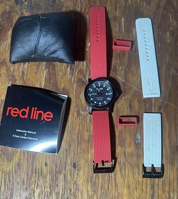 Red Line "Compressor" Men's Quartz Watch Gift Set