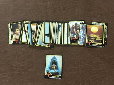 1978 Topps Jaws 2 Trading Card Lot. Assorted cards from the 1978 Topps Jaws 2 trading card set 