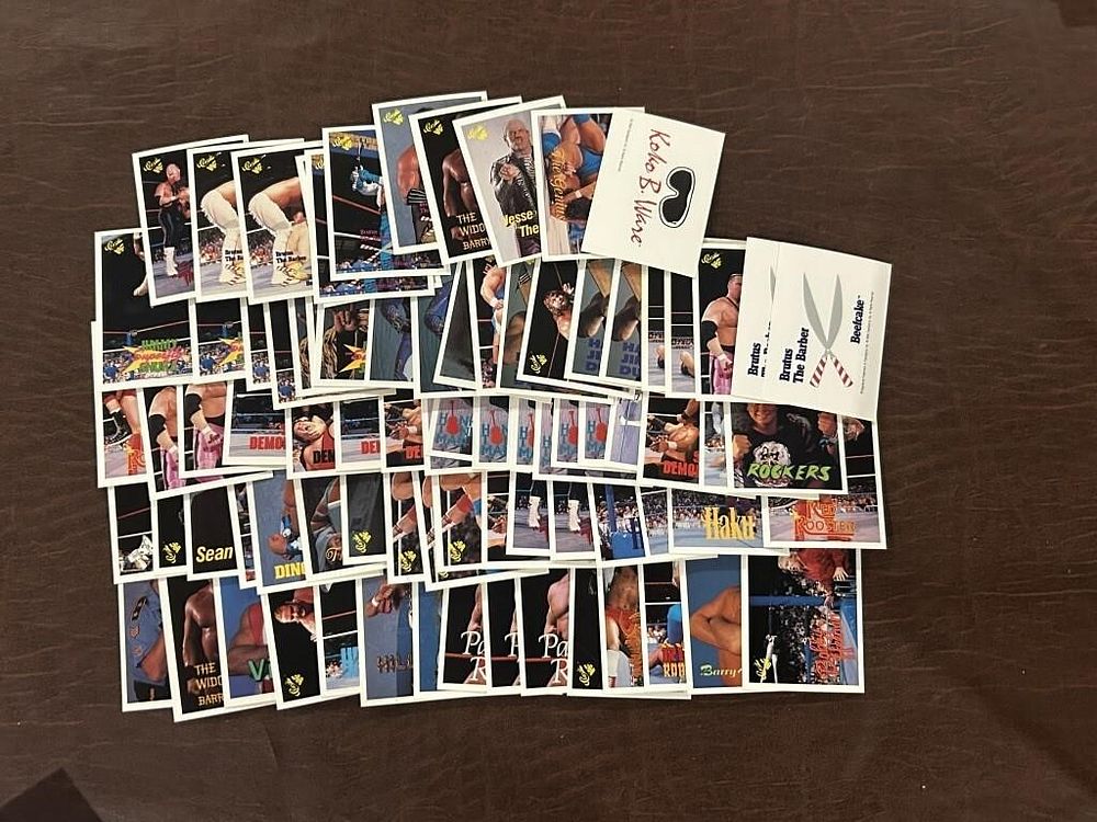 Lot 310: Vintage WWF Superstars Wrestling 50+ Card Lot