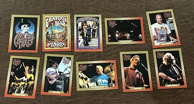 1991 Brockum RockCards Grateful Dead Legacy. Complete 10-Card Set; Complete 10-card Grateful 