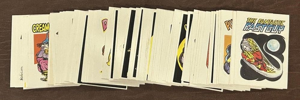 Lot 319: 1983 Donruss Zero Heroes Complete 66-Card Set