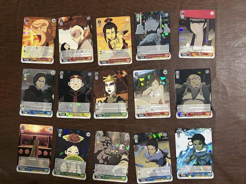 Lot 326: 2022 Weiss Schwarz Avatar The Last Airbender Foil