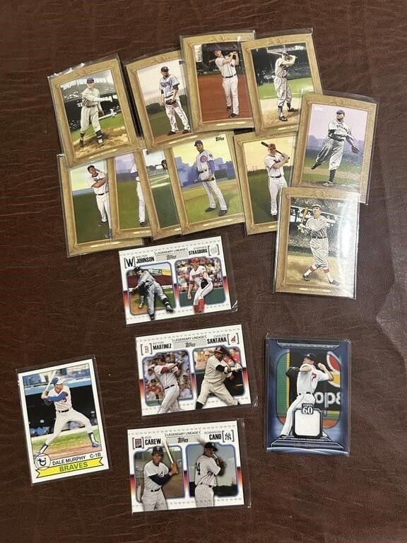 Lot 339: Baseball Insert, Parallel & Relic Card Lot