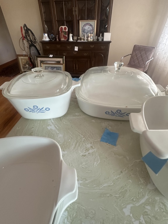 CorningWare Blue Cornflower Casserole Set