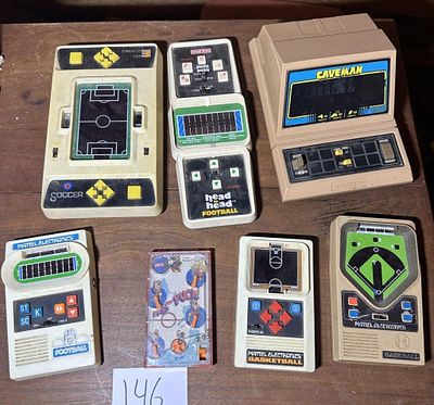 1970s & 80s Handheld Electronic Games Lot. untested