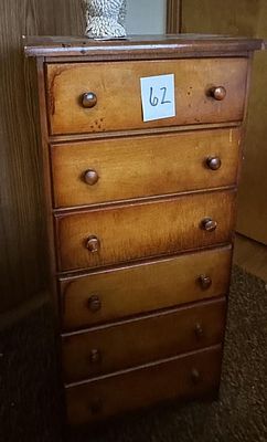 6-Drawer Lingerie Chest. Approx 35.5" tallNo Shipping