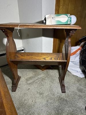 Wooden Magazine Rack Table. No Shipping