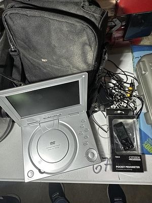 Portable DVD Player. w case and Pedometer