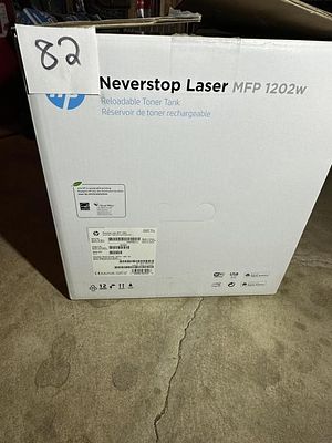 HP MFP 1202 W Laser Printer w Box. Will ship in retail box shown
