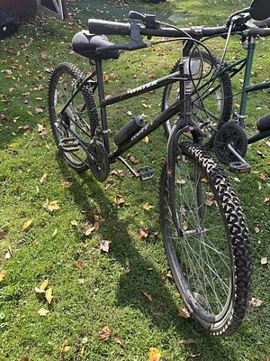 Huffy Backwater Mountain Bike. Vintage step-through frame rigid mountain bicycle manufactured by 