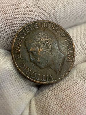 A 10 Centesimi coin of the Kingdom of Italy, dated 1936, featuring a portrait of Victor 