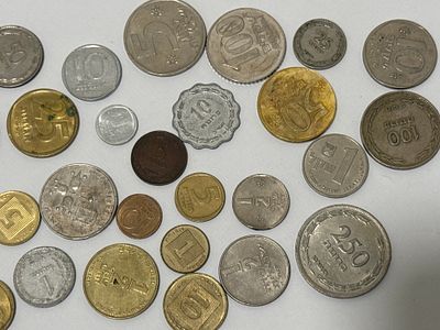 אוסף מטבעות ישראל.