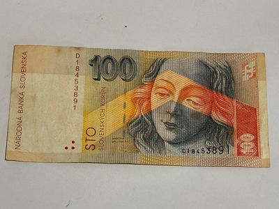 שטר 100 קורון של סלובקיה, שנת 1993.